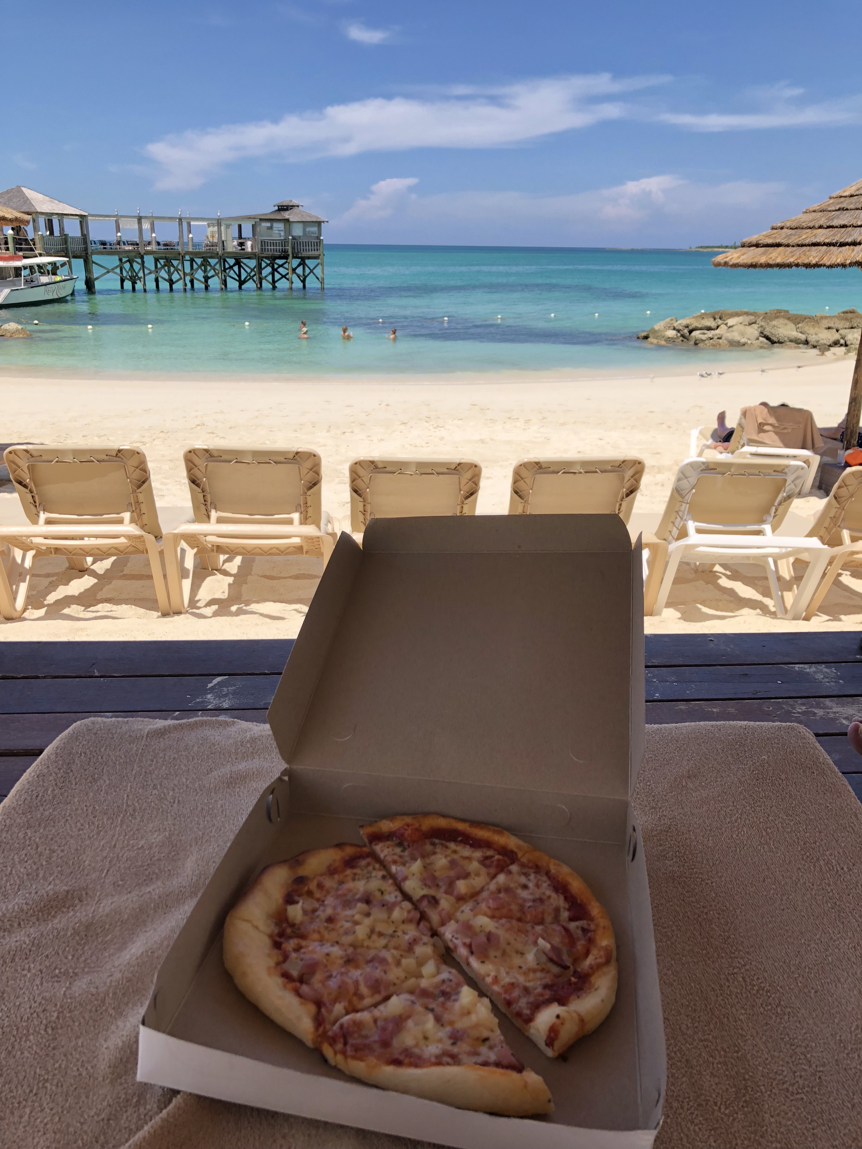 My fav lunch spot, Sandals Royal Bahamian